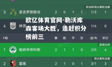 欧亿体育官网-勒沃库森客场大胜，追赶积分榜前三